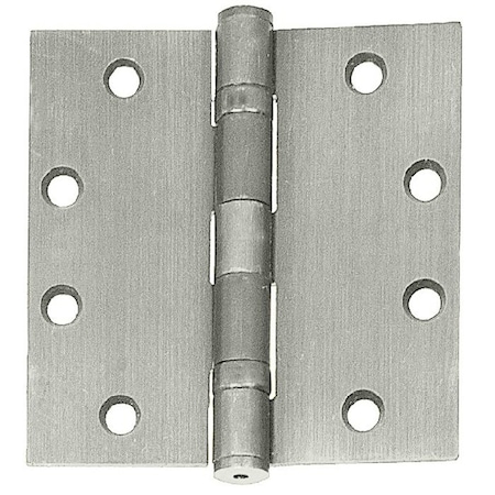 Design Hardware 4X4 Ball Bearing Hinge Standard Weight Hinges, 5/8 Radius Corner, 26D Satin Chrome DH-BB5-4X4-RC-5/8-26D
